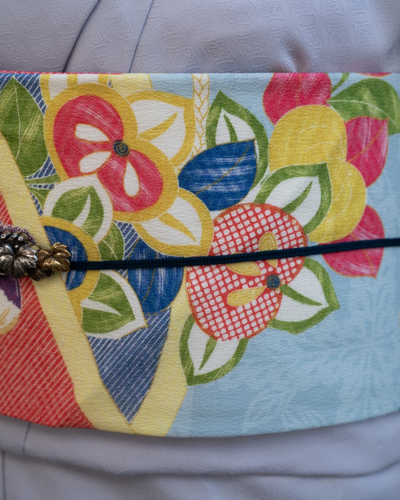 即納:橘に御簾 名古屋帯