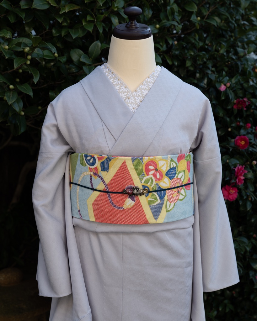 即納:橘に御簾 名古屋帯