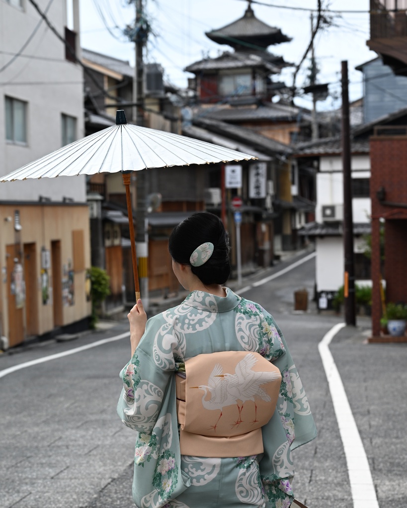 即納:日暮れの舟遊び 仕立て上がり名古屋帯