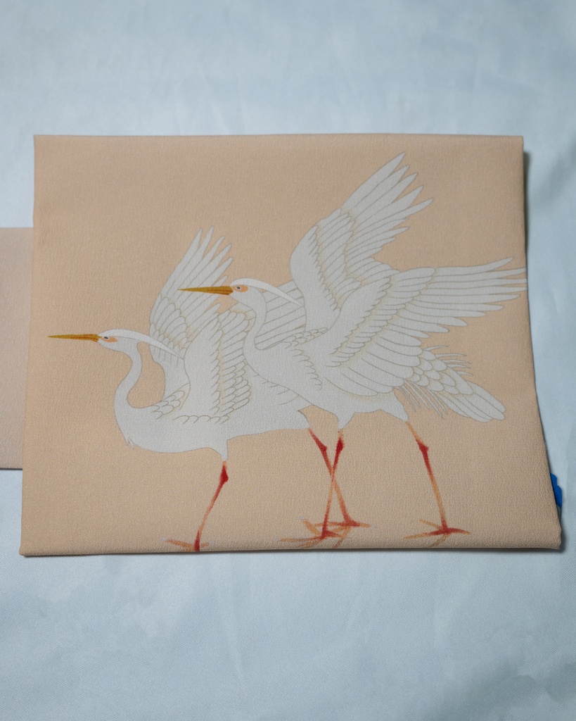 受注(6月下旬発送):日暮れの舟遊び 仕立て上がり名古屋帯