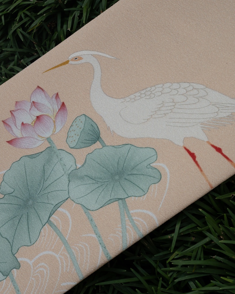 受注(6月下旬発送):日暮れの舟遊び 仕立て上がり名古屋帯