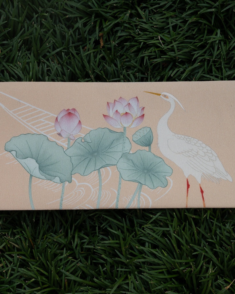 受注(6月下旬発送):日暮れの舟遊び 仕立て上がり名古屋帯