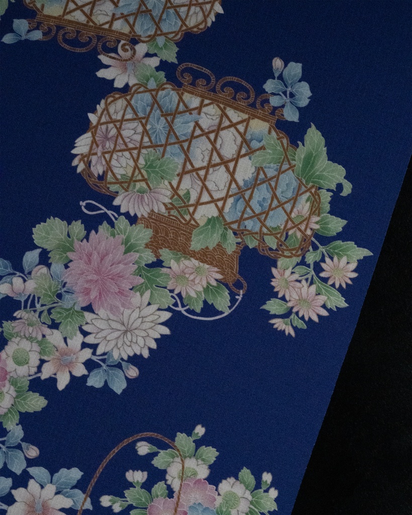 即納: 花籠 セオアルファ反物