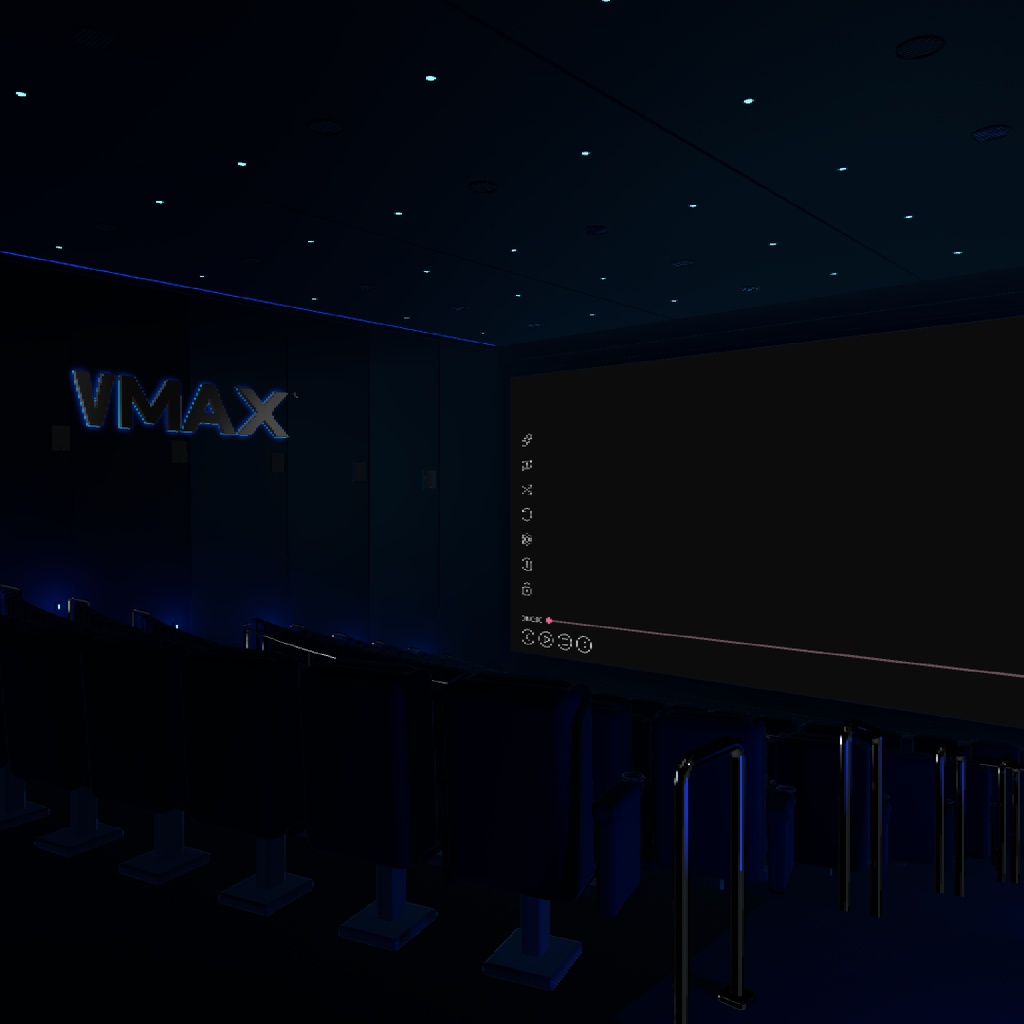 VMAX CINEMA【販売ワールド】 VRChat向けシネマ・ワールド