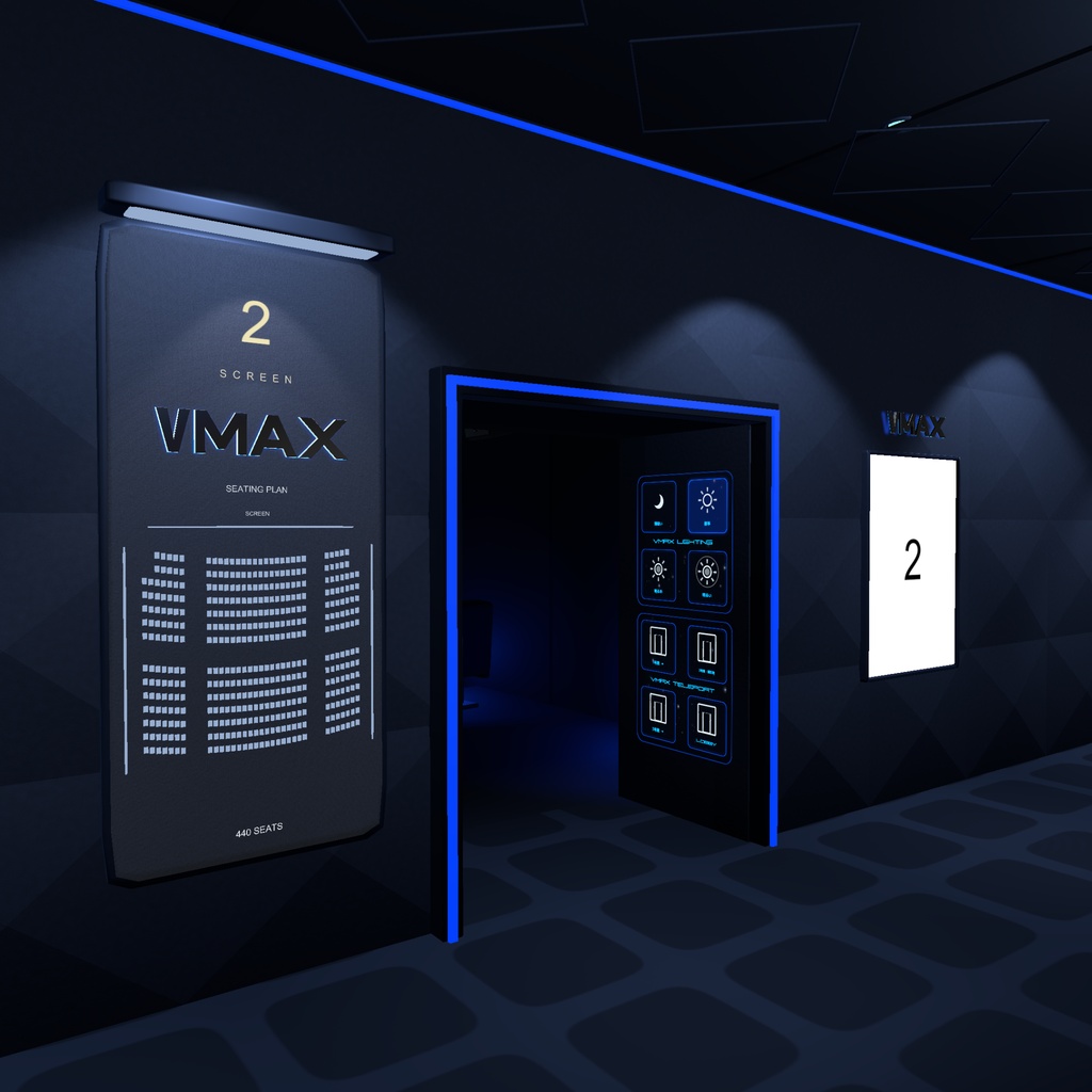 VMAX CINEMA【販売ワールド】 VRChat向けシネマ・ワールド