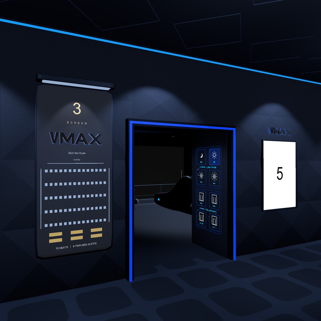 VMAX CINEMA【販売ワールド】 VRChat向けシネマ・ワールド