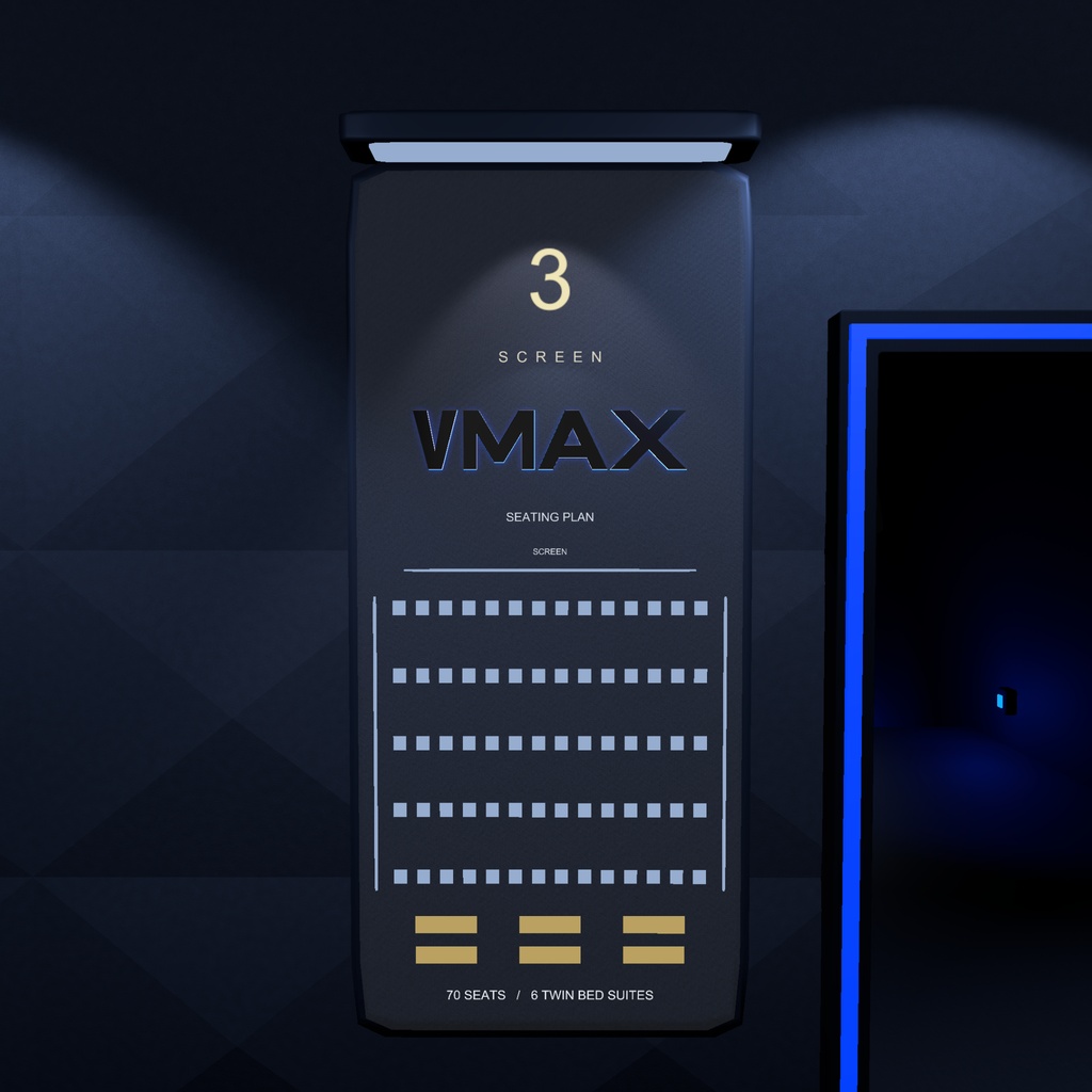VMAX CINEMA【販売ワールド】 VRChat向けシネマ・ワールド