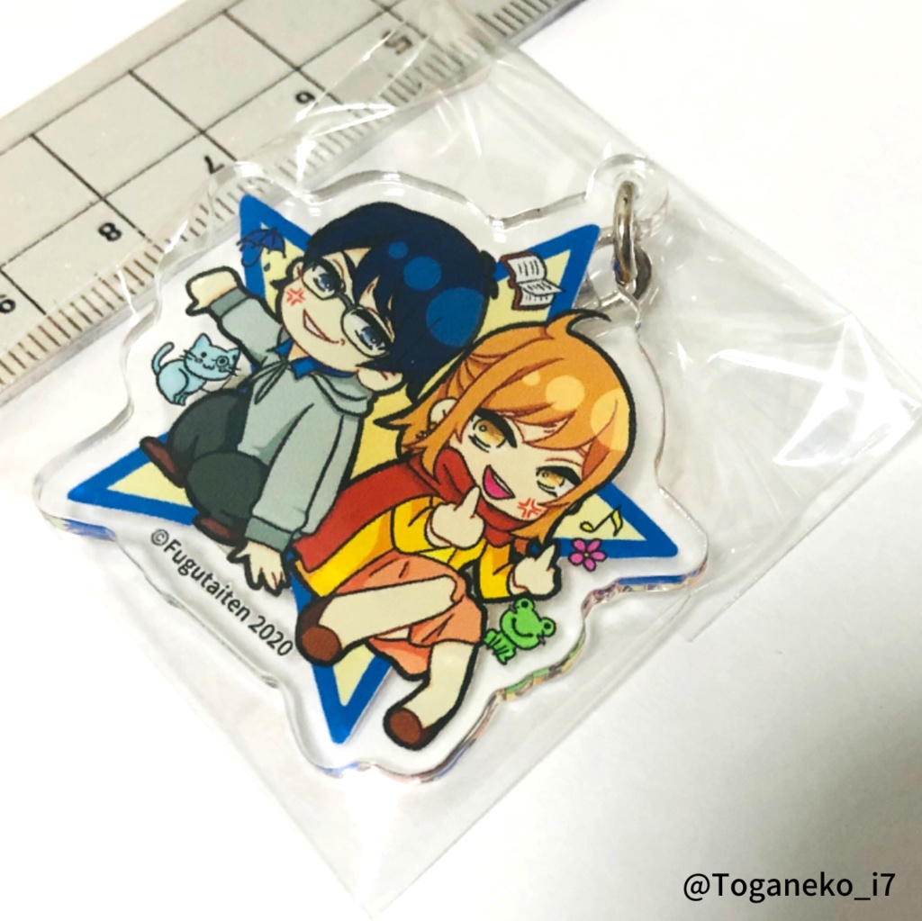 【入荷待ち】不倶戴天星型アクキー