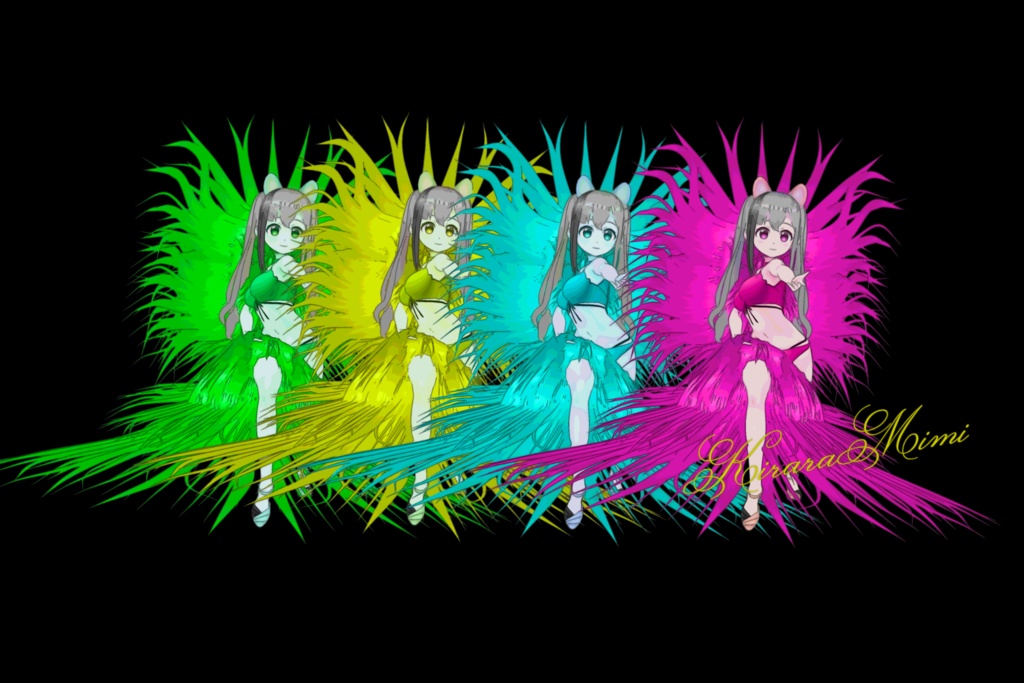 雲母ミミ誕生日グッズ2024 サンバTシャツ