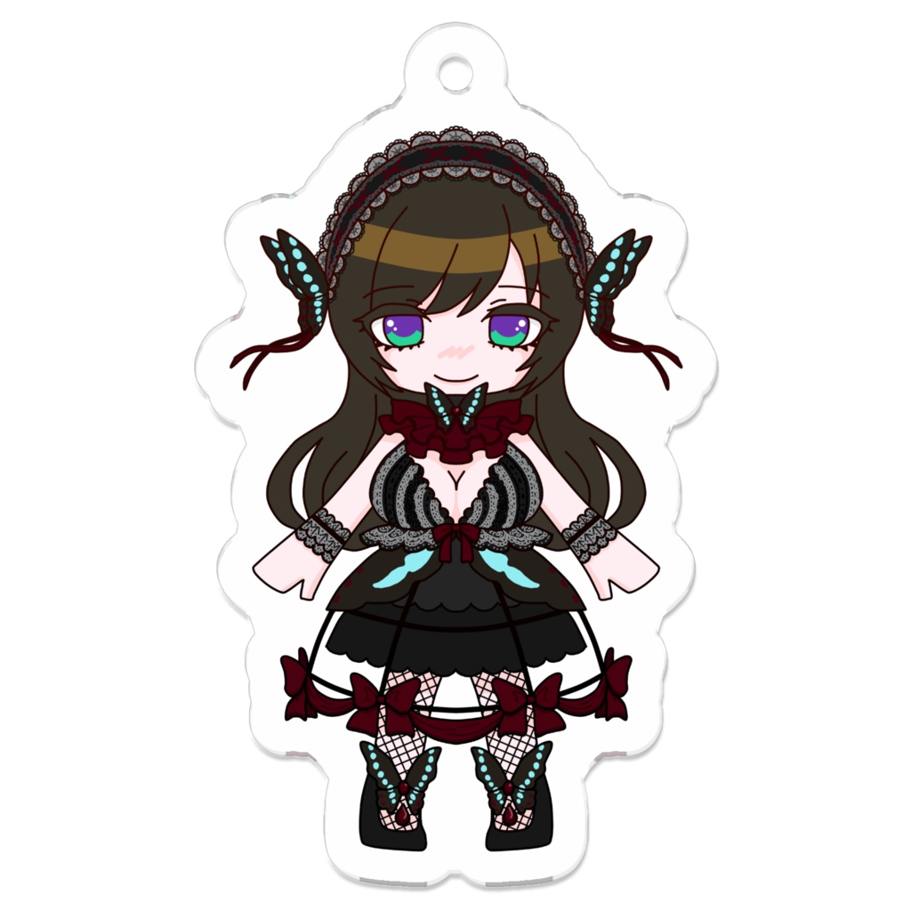 【常設】ちみちみアクリルキーホルダー(ナスカン)