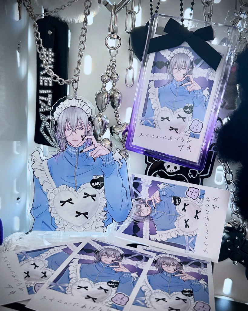 💜サキメイドアクスタandチェキセット💜