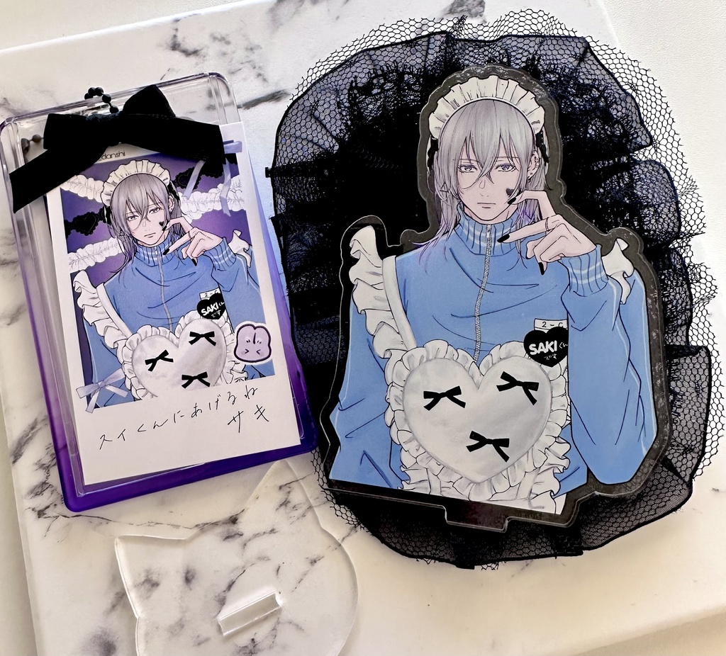💜サキメイドアクスタandチェキセット💜