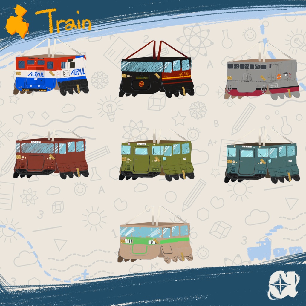 🚂ALPHANO#SUPER_MAME_TRAIN🚂 For mamehinata, BAMi, clonka, Uzuruha