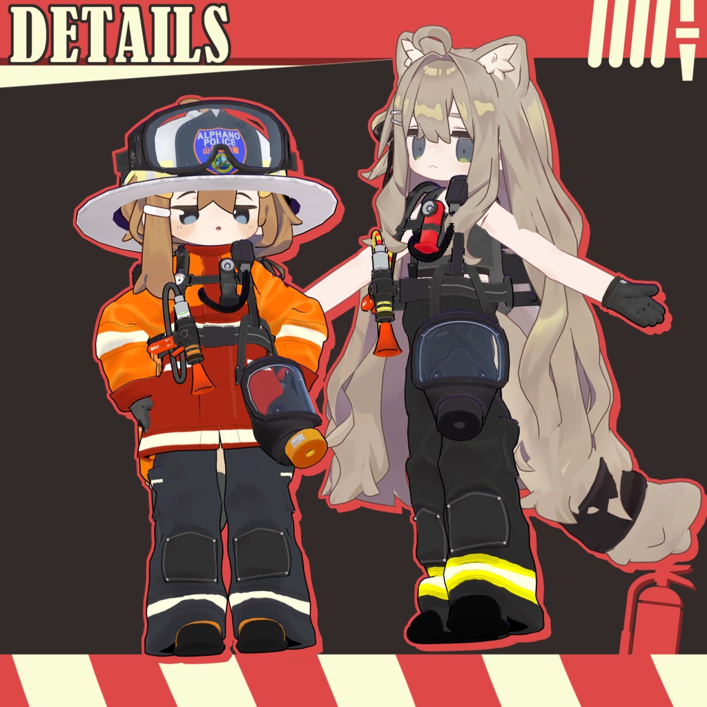 👩🚒🔥ALPHANO#SUPER_MAME_FireFighter🔥🚒 For Kipfel, mamehinata, clonka, Uzuruha, mamefriends