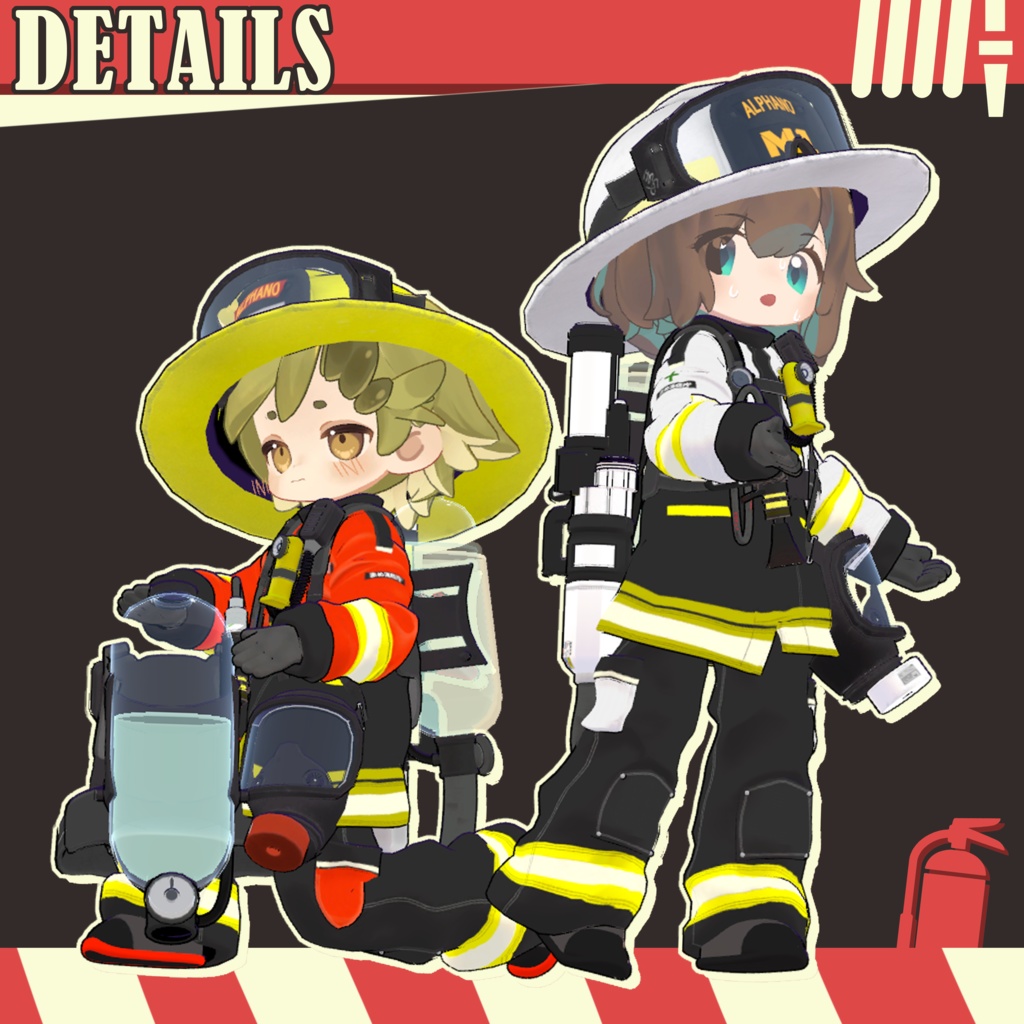 👩🚒🔥ALPHANO#SUPER_MAME_FireFighter🔥🚒 For Kipfel, mamehinata, clonka, Uzuruha, mamefriends
