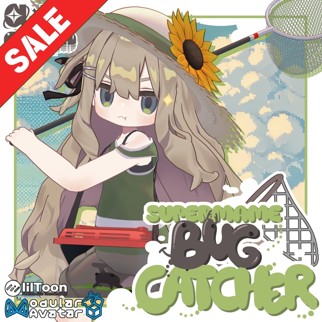 [30%OFF]🦋ALPHANO#SUPER_MAME_BugCatcher🦋 For Kipfel, mamehinata, BAMi, clonka, Uzuruha, MameFriends,