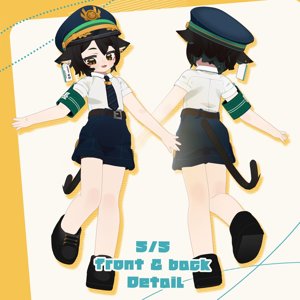 オリジナル3Dモデル「BAMi」ver 1.5.5 Facial Default Inclusion