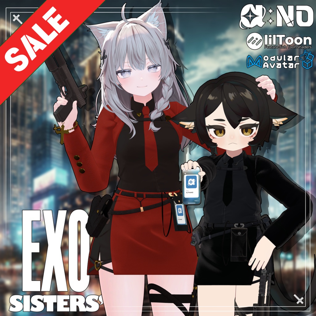 🚨【SALE】🚨👻ALPHANO#ExoSisters'_Suit👻For Bami, Kipfel, Shinano, Manuka, Airi, Kikyo, Chiffon, MameFreinds