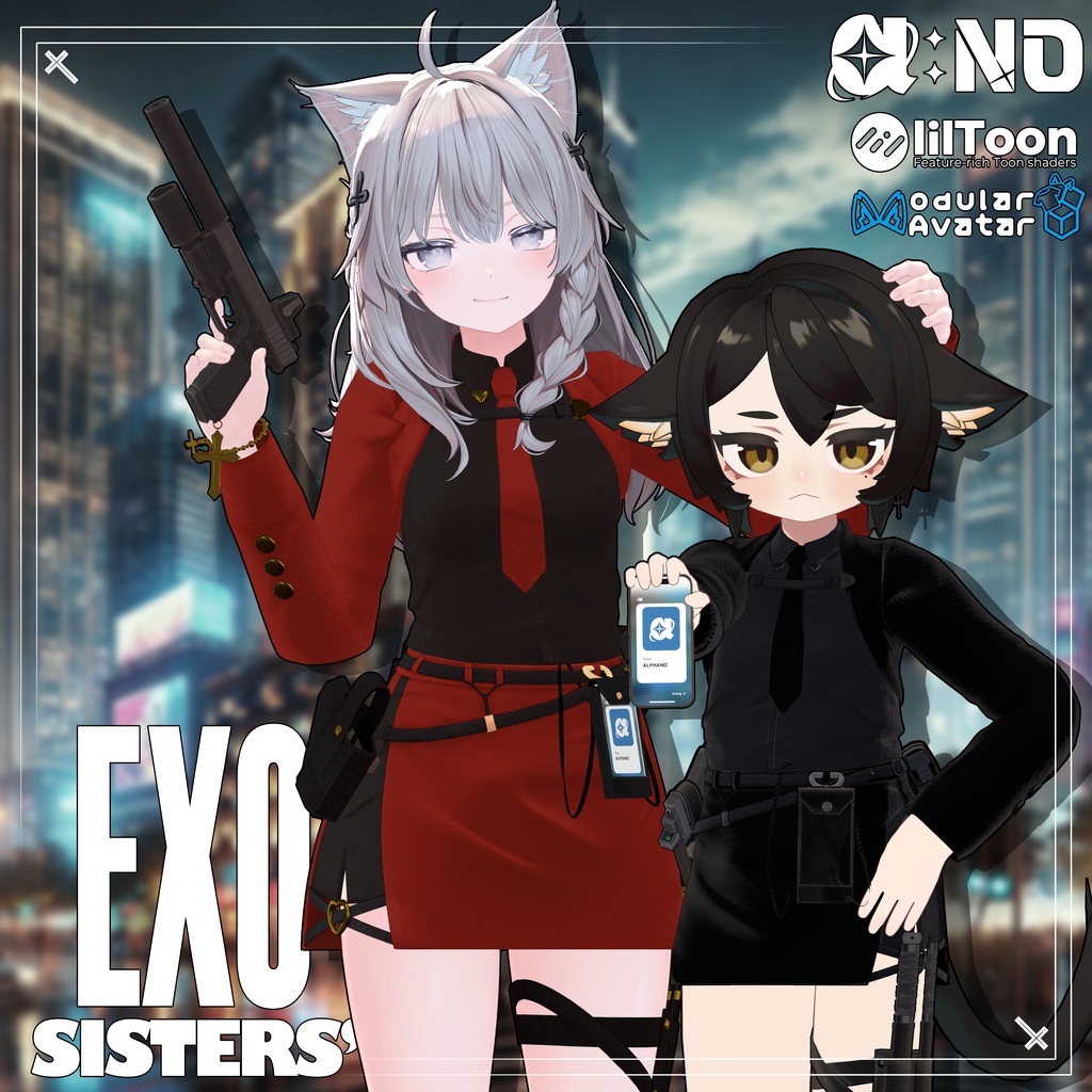 👻ALPHANO#ExoSisters'_Suit👻For Bami, Kipfel, Shinano, Manuka, Airi, Kikyo, Chiffon, MameFreinds