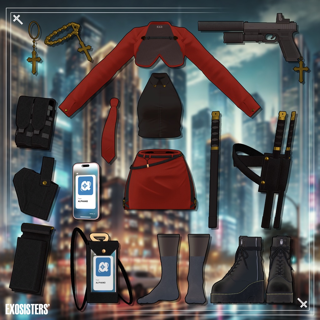 👻ALPHANO#ExoSisters'_Suit👻For Bami, Kipfel, Shinano, Manuka, Airi, Kikyo, Chiffon, MameFreinds