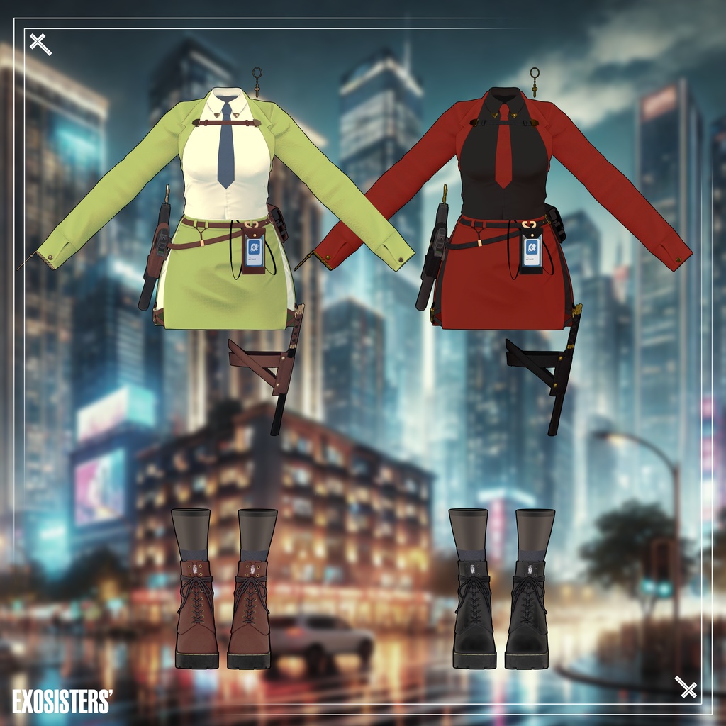 👻ALPHANO#ExoSisters'_Suit👻For Bami, Kipfel, Shinano, Manuka, Airi, Kikyo, Chiffon, MameFreinds