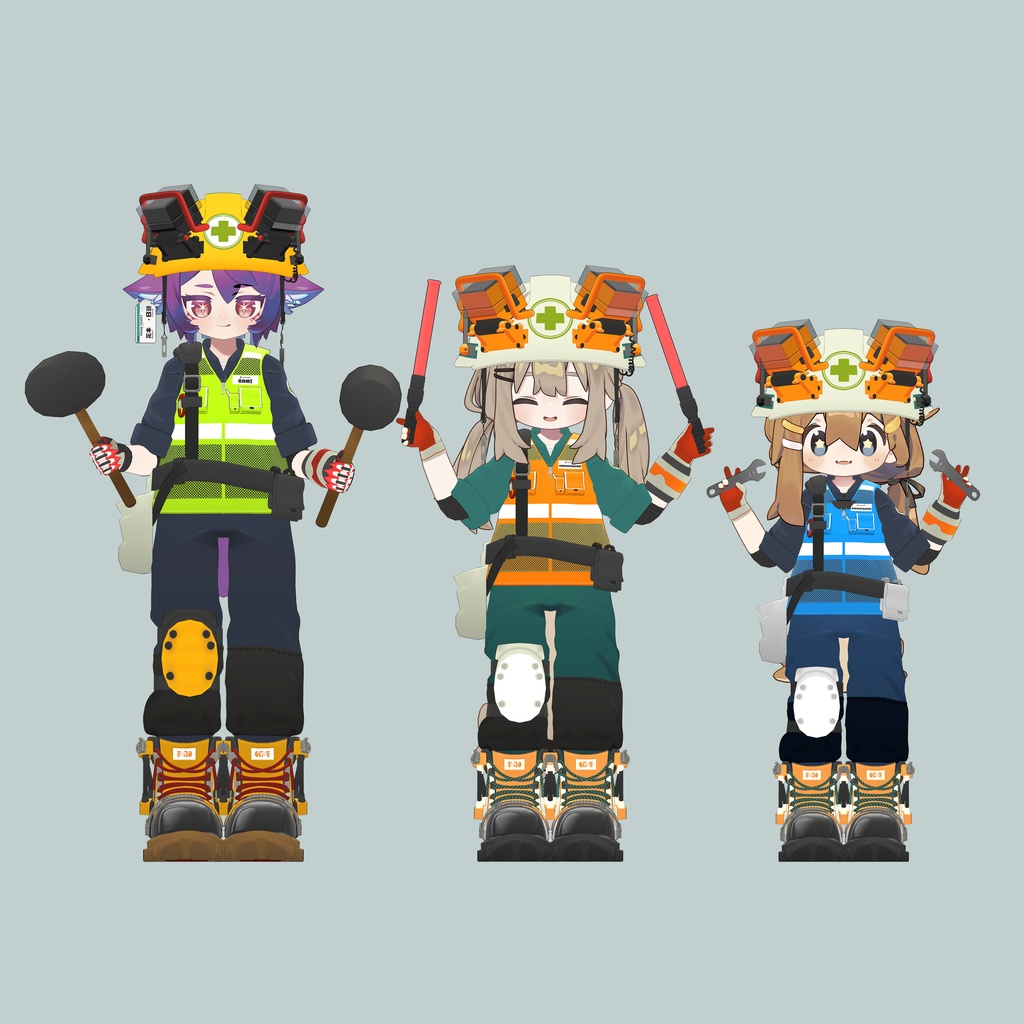 ⛑️ALPHANO#SUPER_SHIGOTO_BAMi & Mamefriends