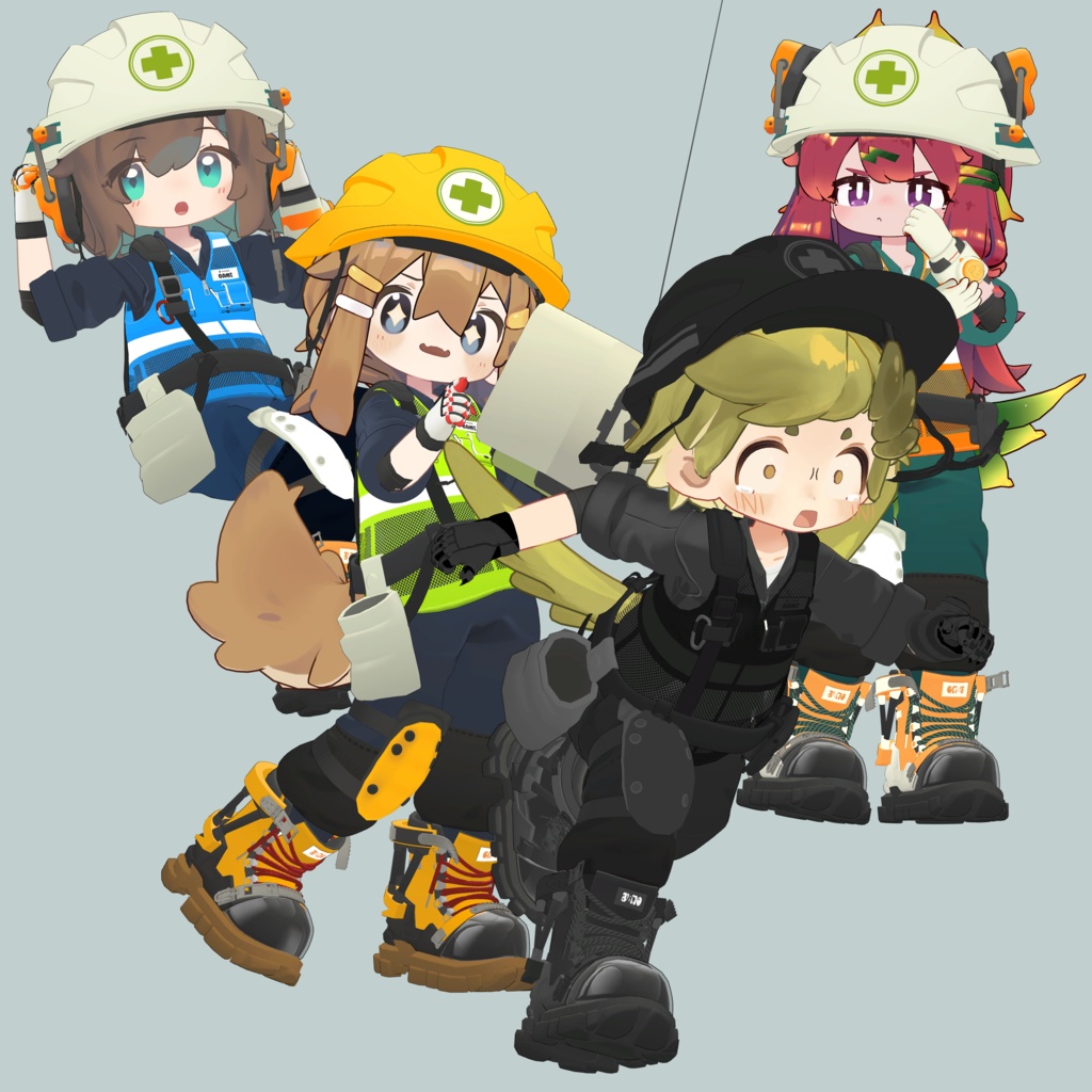 ⛑️ALPHANO#SUPER_SHIGOTO_BAMi & Mamefriends