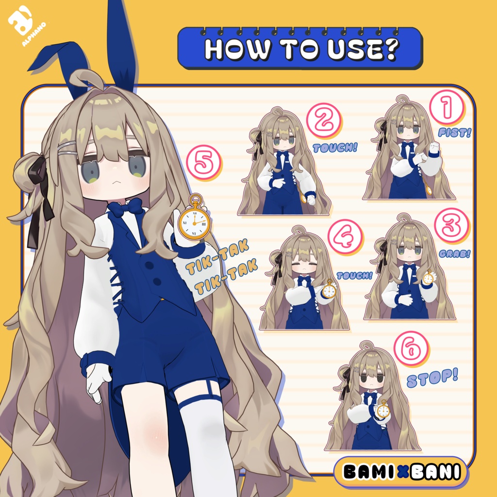 🐰#ALPHANO BAMi X BANi For BAMi & Mamefriends🐰