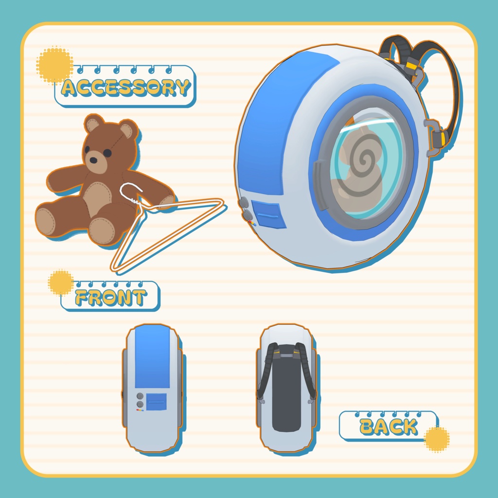 🫧🐻🐌#ALPHANO SUPER_MAME_Laundry💦🚰 For BAMi & Mamefriends