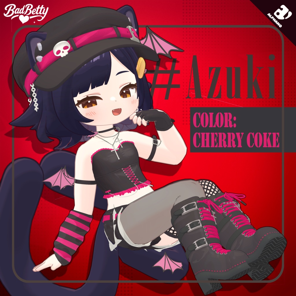 🚨【SALE】🚨🎃🦇#ALPHANO SUPER_MAME_BadBetty🦇🎃【5アバター対応】