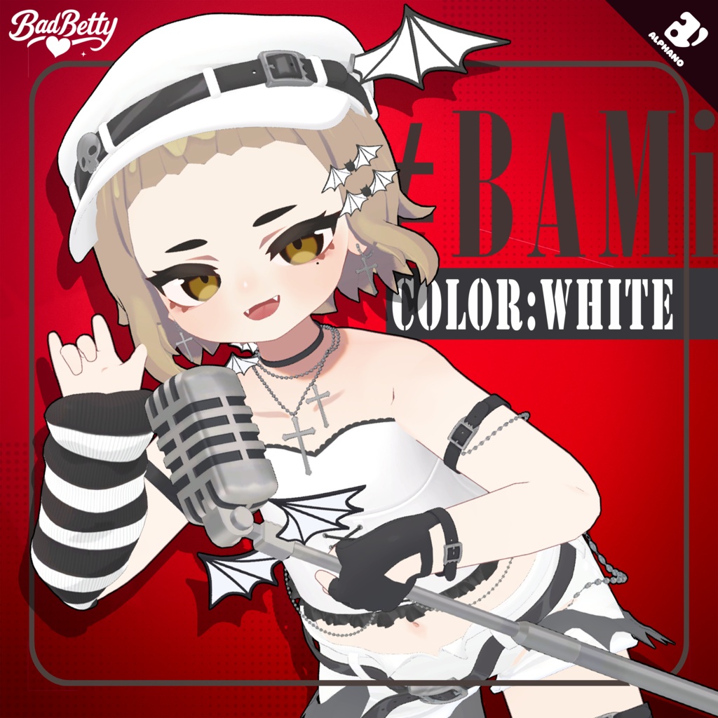 🚨【SALE】🚨🎃🦇#ALPHANO SUPER_MAME_BadBetty🦇🎃【5アバター対応】