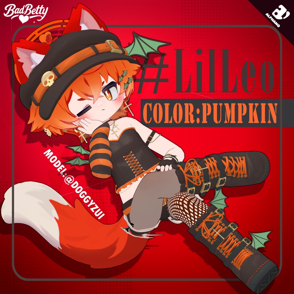 🚨【SALE】🚨🎃🦇#ALPHANO SUPER_MAME_BadBetty🦇🎃【5アバター対応】