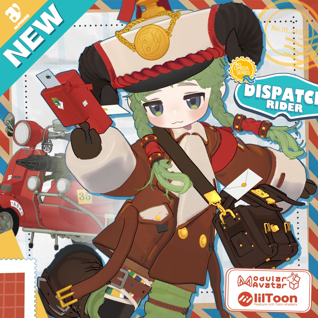 【発売記念セール中🔥】 [@.No-Ω]📦Dispatch Rider 🛵✉️ 