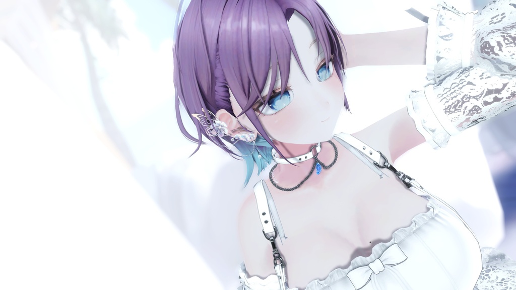 【11 avatars】【VRC Hair】 Short_Layered_Hair