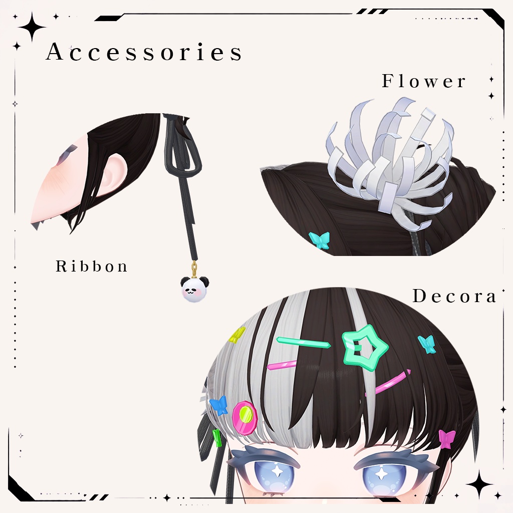 🎈SALE🎈Rumi Bun Hair 【複数アバター対応】