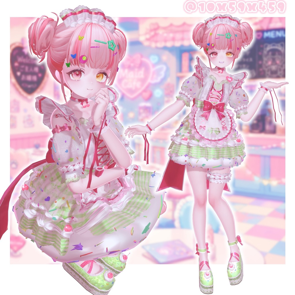 🎈SALE🎈Rumi Bun Hair 【複数アバター対応】