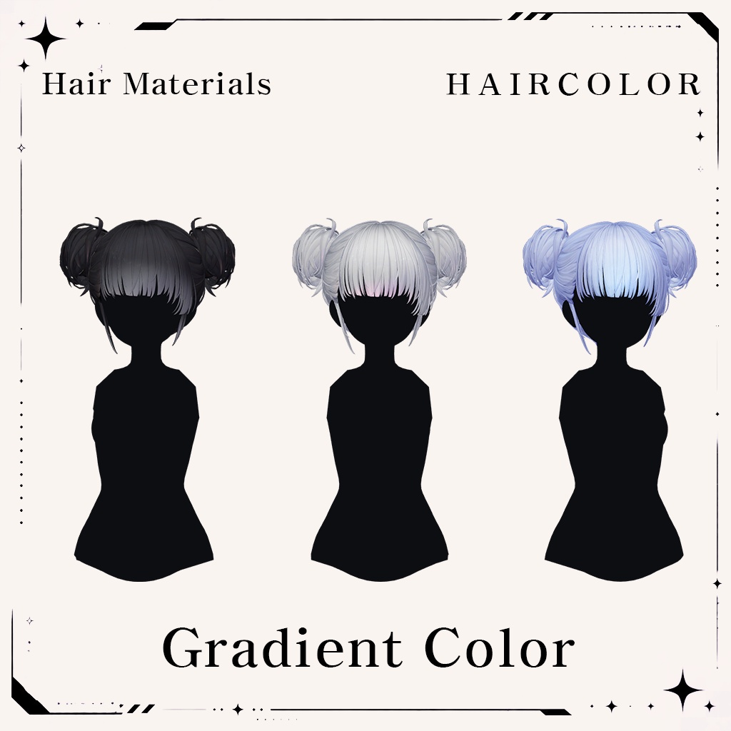 🎈SALE🎈Rumi Bun Hair 【複数アバター対応】