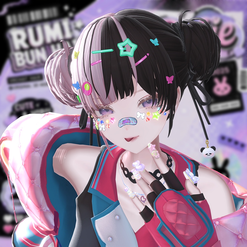 🎈SALE🎈Rumi Bun Hair 【複数アバター対応】