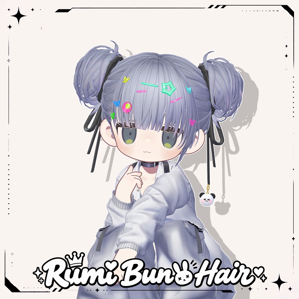 🎈SALE🎈Rumi Bun Hair 【複数アバター対応】