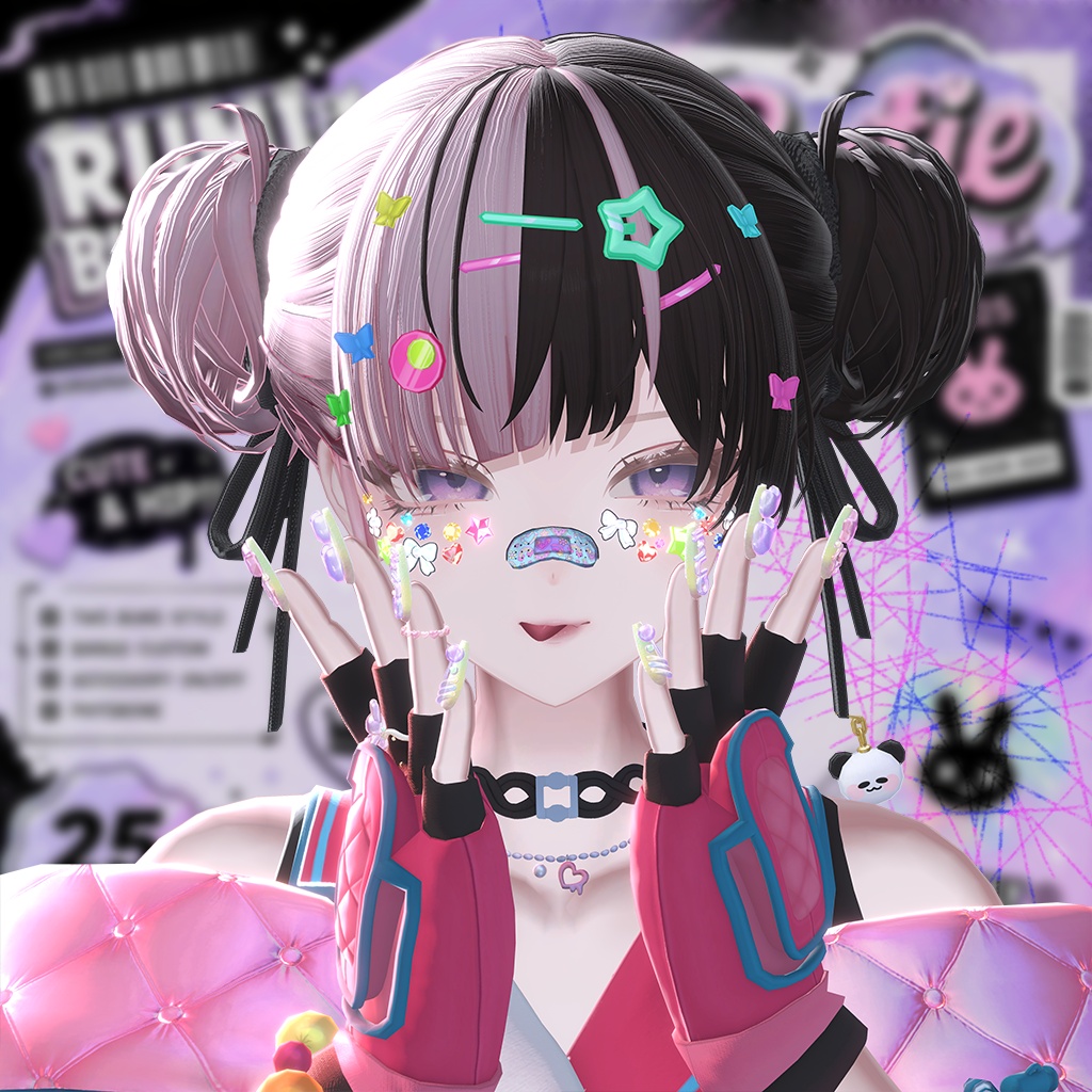 🎈SALE🎈Rumi Bun Hair 【複数アバター対応】