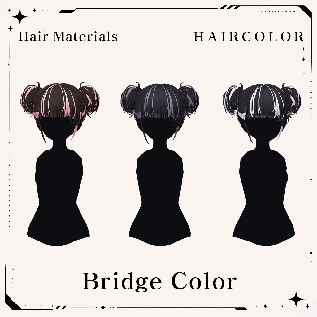 🎈SALE🎈Rumi Bun Hair 【複数アバター対応】