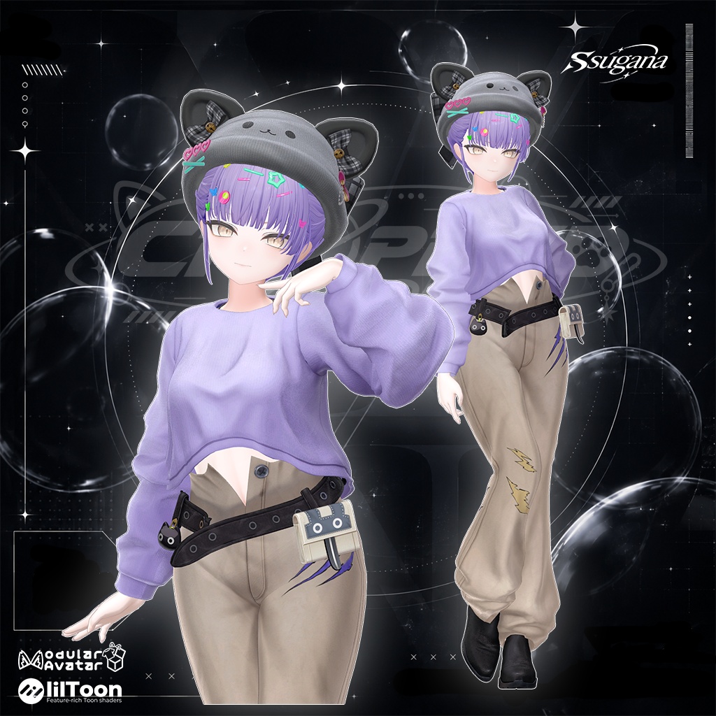 🎈SALE🎈CROPPED KNIT DUTY 【複数アバター対応】