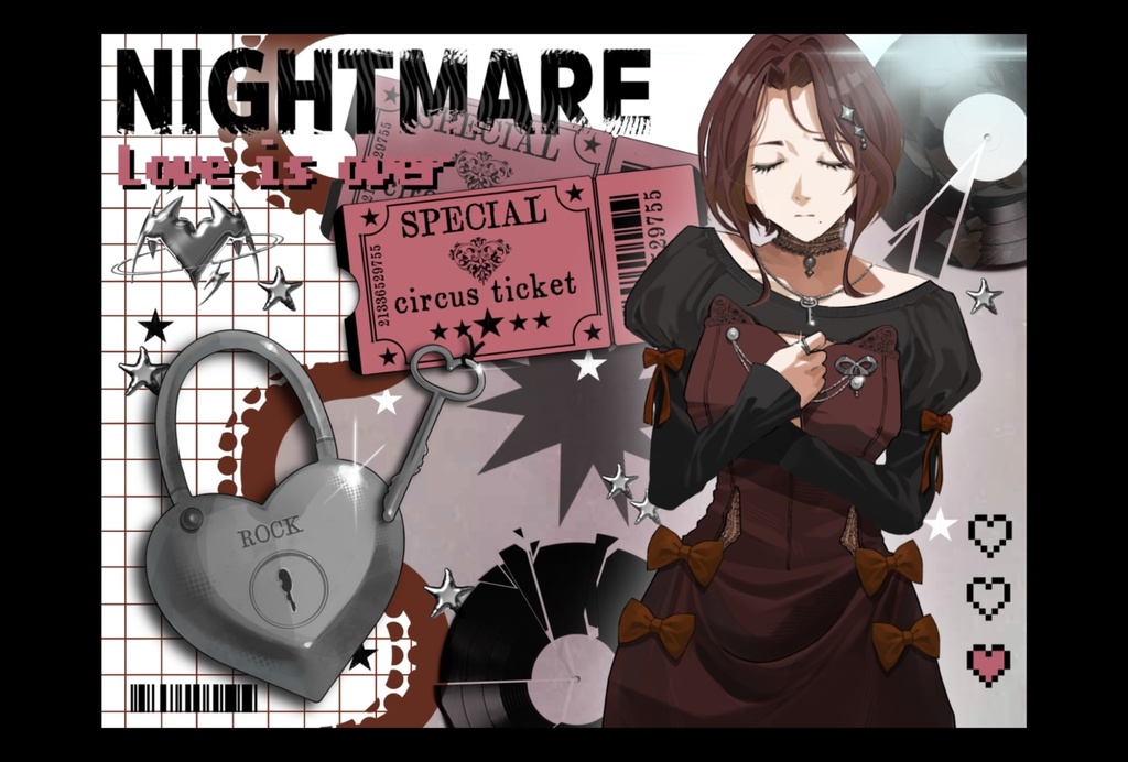 ポストカード【ハート】