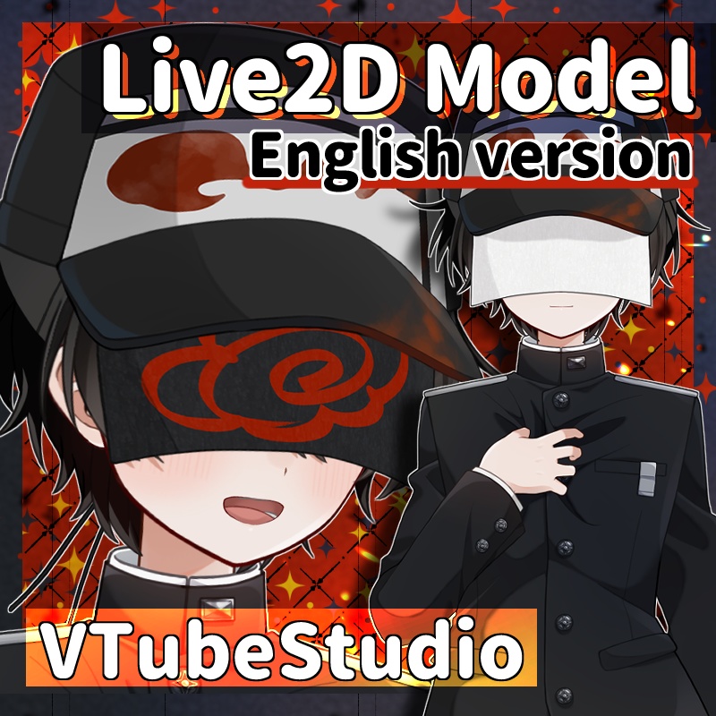 [Live2D] A boy with the face hidden [VTubeStudio]