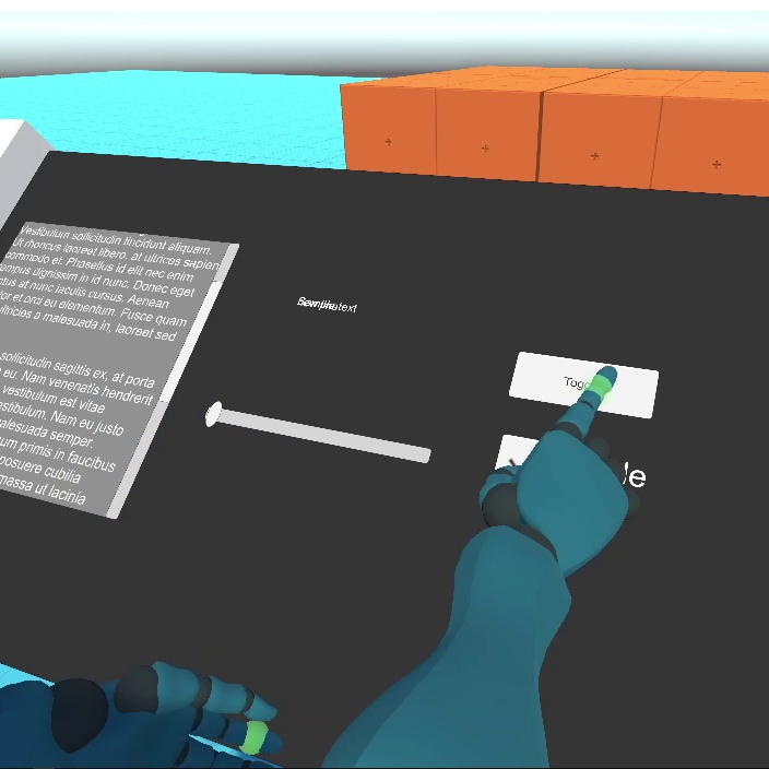 Physical UI Interaction script for VRChat Worlds