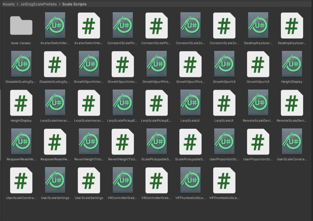 Scaling Prefabs (U#) for VRchat worlds V1.4