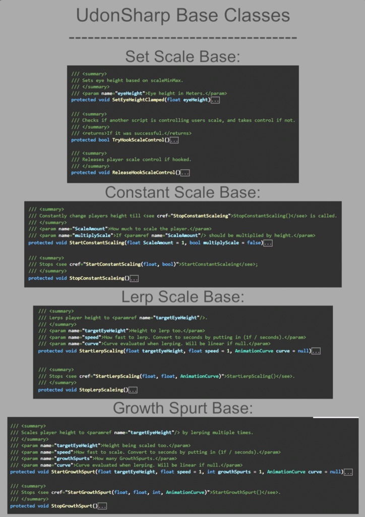 Scaling Prefabs (U#) for VRchat worlds V1.4