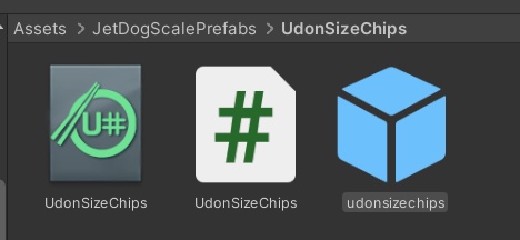 UdonSizeChips 【UdonChips】