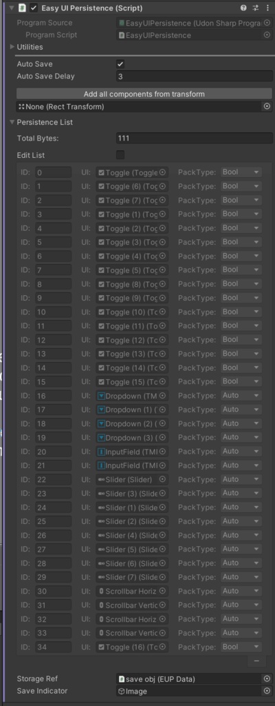 Easy UI Persistence (U#)