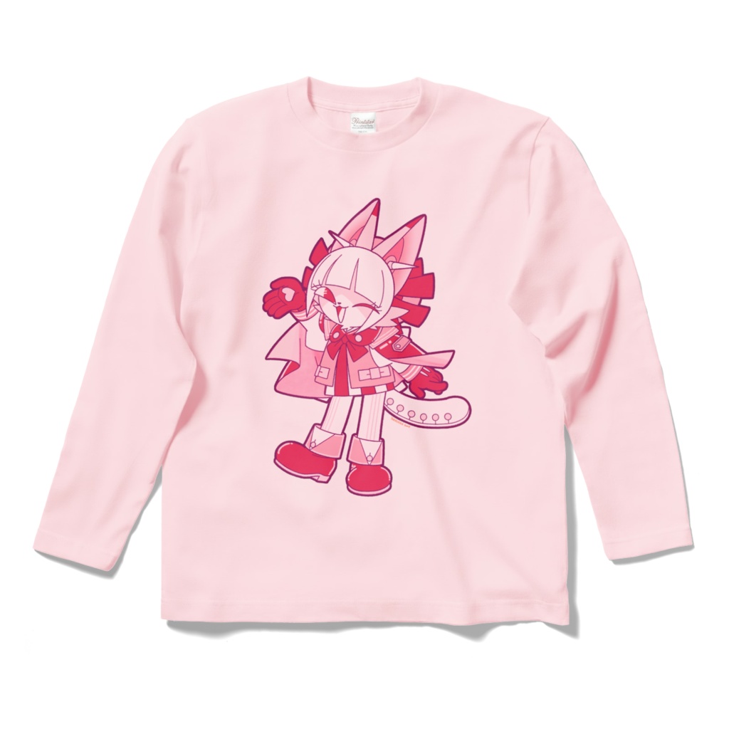 長袖Tシャツ「あいさつ ぬいぐるみ 桜」